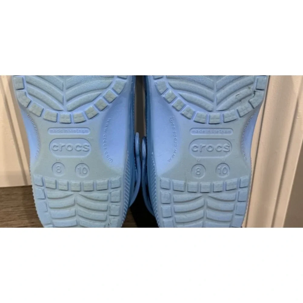 Crocs Disney Stitch Classic Clog Blue 3D Character Slip On Shoes Unisex